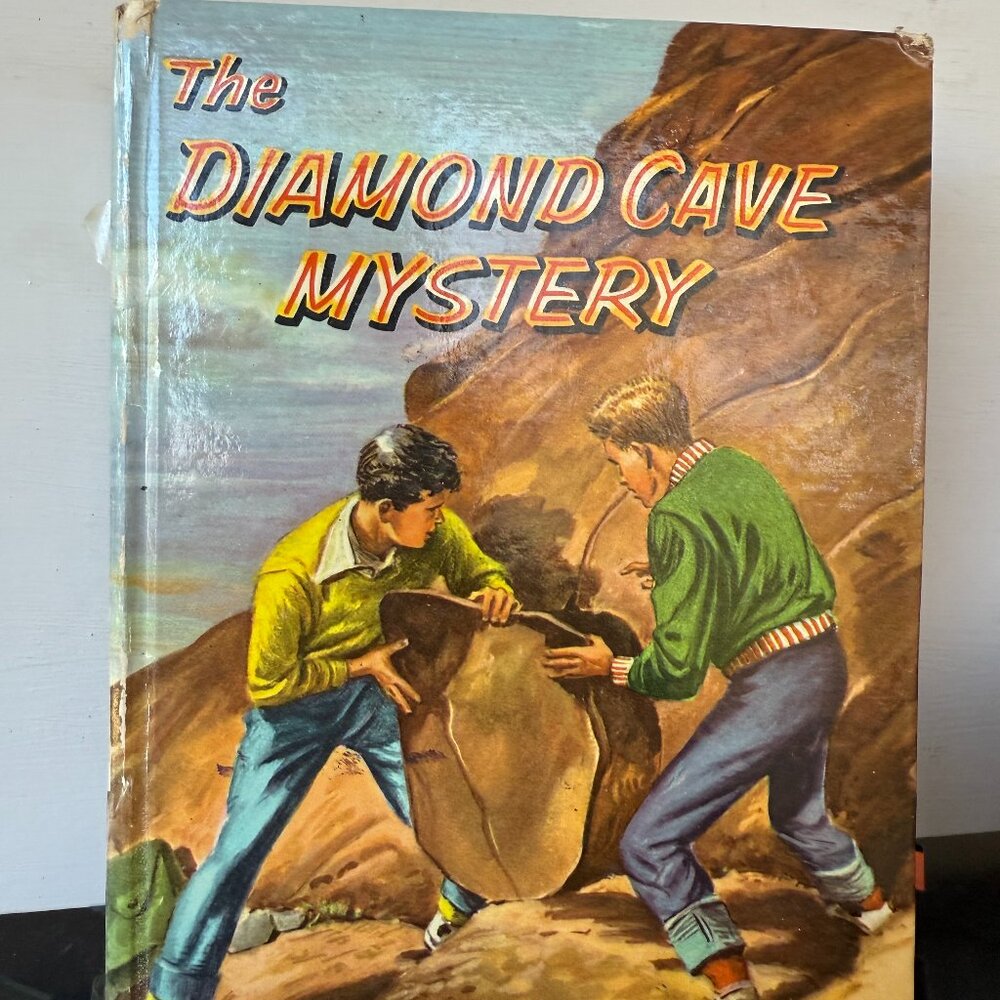 1956 The Diamond Cave Mystery Juvenile Adventure Novel Book
